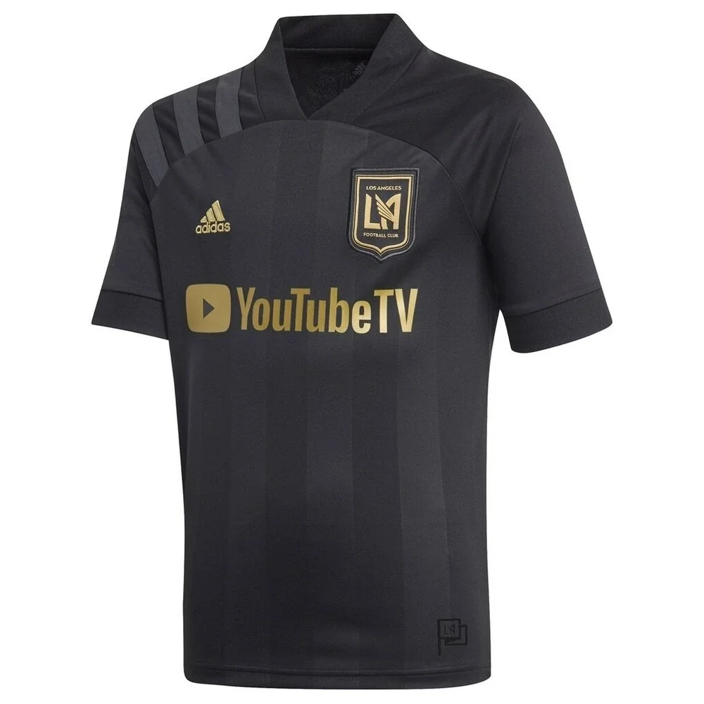 New Nike Youth Los Angeles LAFC Soccer Breathe Jersey Size Kids medium Black
